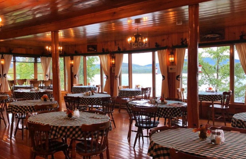 Dining room at Grant's Camps.