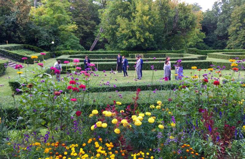 Garden at Geneva On The Lake.