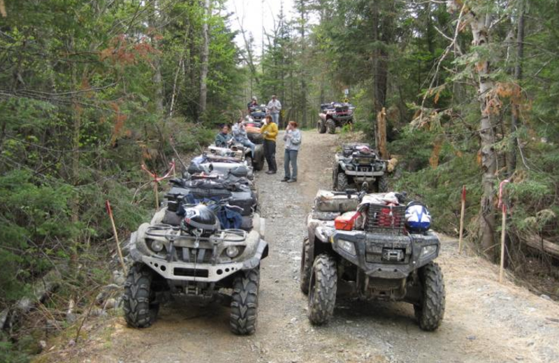 ATV trails at Northern Outdoors.
