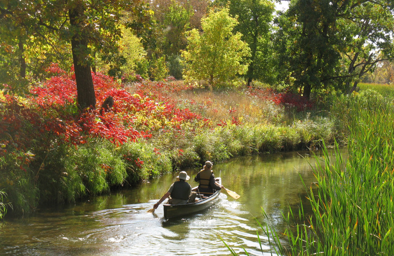 Canoeing at Thumper Pond Golf Course & Resort.