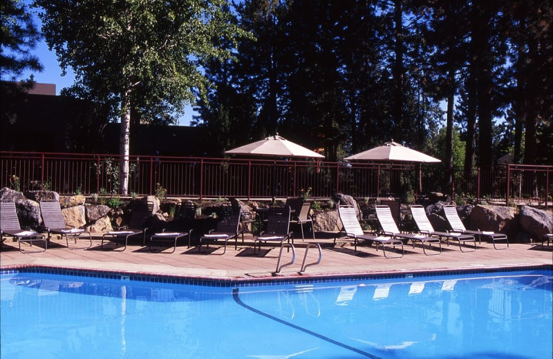 Outdoor pool at Inn of the Seventh Mountain.