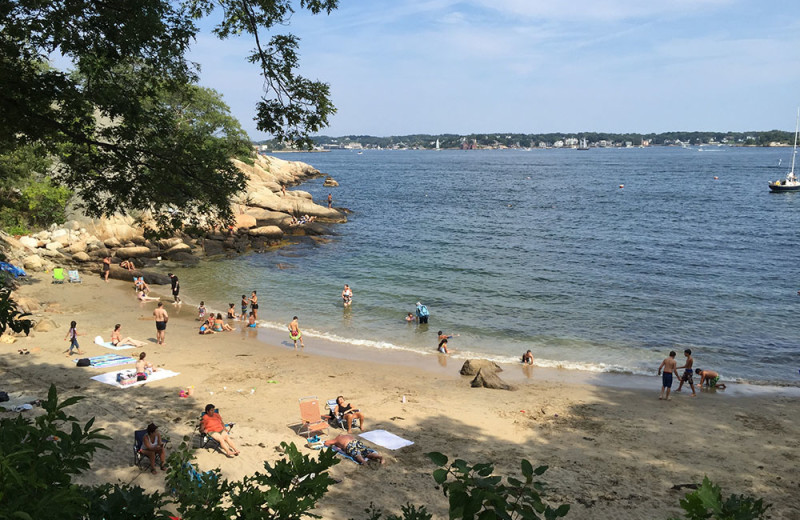 Beach near Atlantic Vacation Homes.