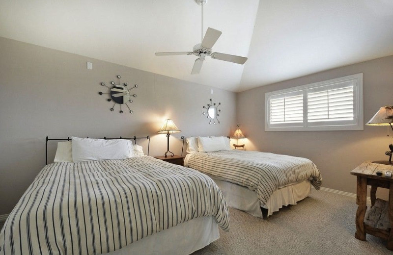 Bedroom at Serene Hill Country Home.