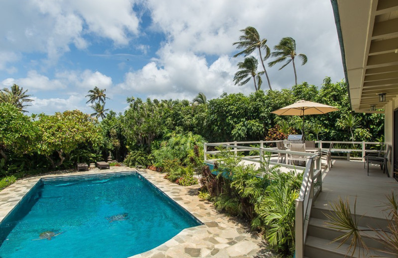 Rental pool at Hawaiian Vacation Rentals.