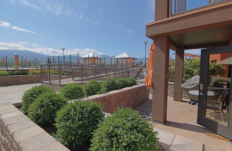 Patio at Playa Del Sol Resort.