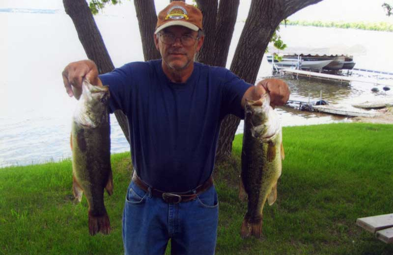 Fishing at Spruce Lodge Resort.