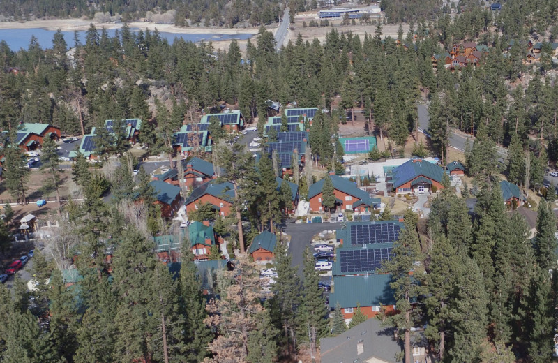 Aerial view of WorldMark Big Bear.