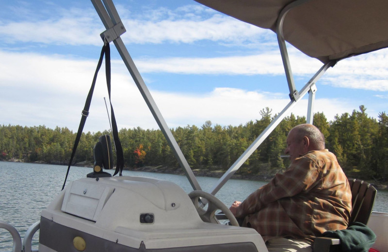 Boating at Fishing at Wolseley Lodge.
