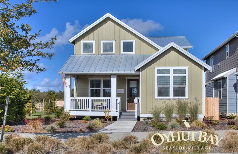 Rental exterior at Oyhut Bay Seaside Village.