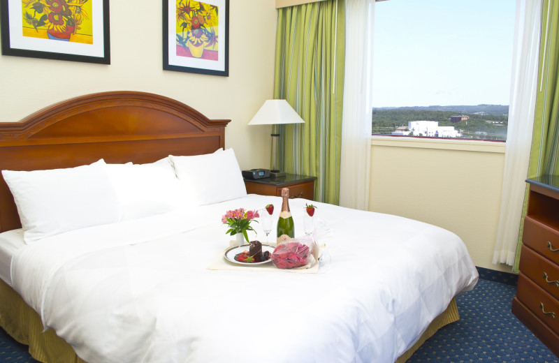 Guest room at Radisson Hotel Branson