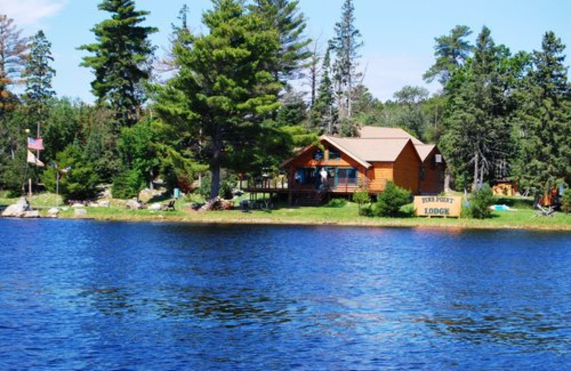 Exterior view at Pine Point Lodge.