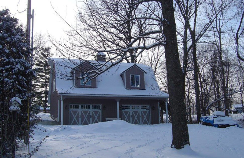 Winter at Chateau Lake Logan.