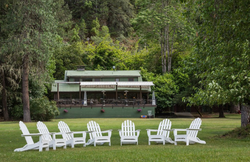 Exterior view of Morrison's Rogue River Lodge.