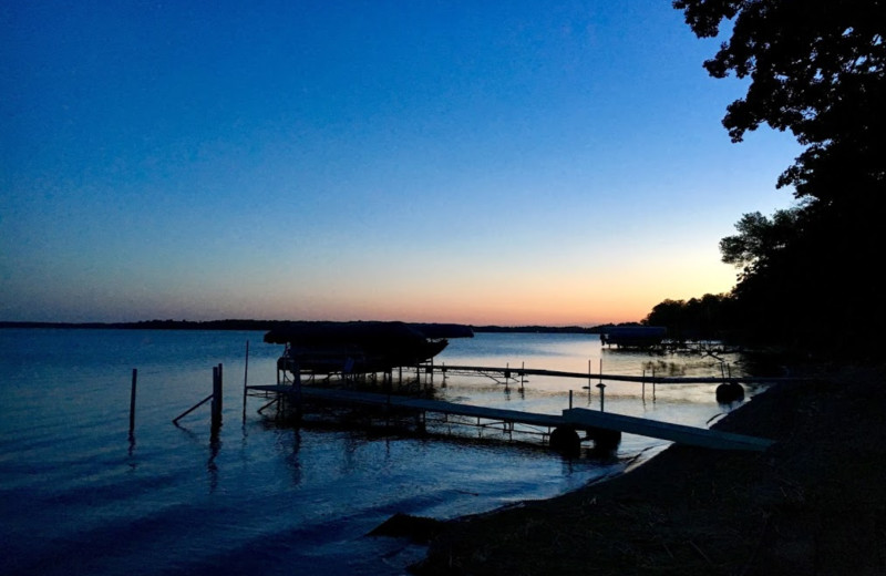 Lake at Ebert's North Star Resort.