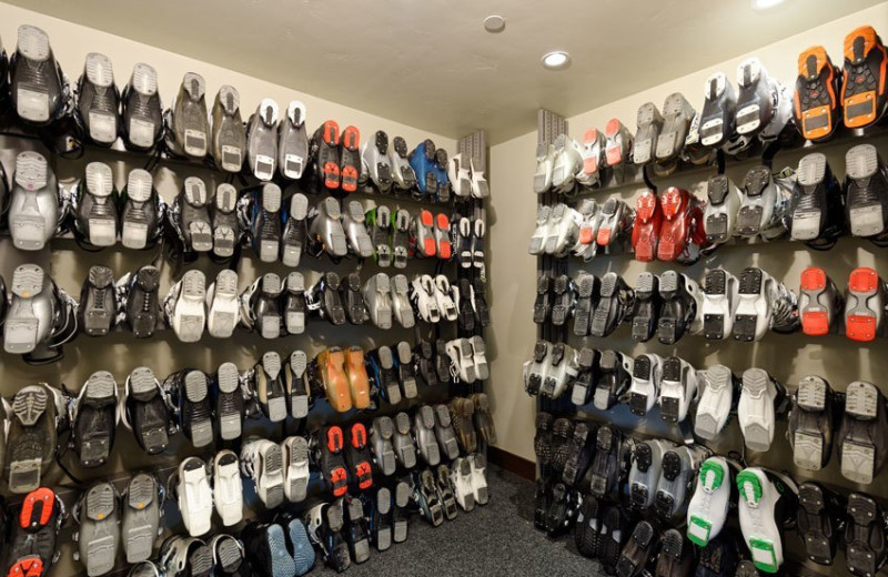 Ski boots at The Crestwood.