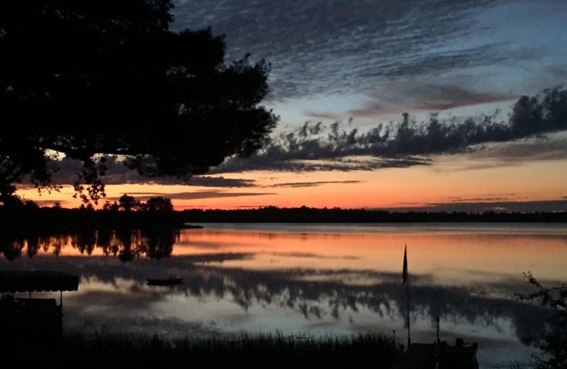 Sunset at Twin Springs Resort.