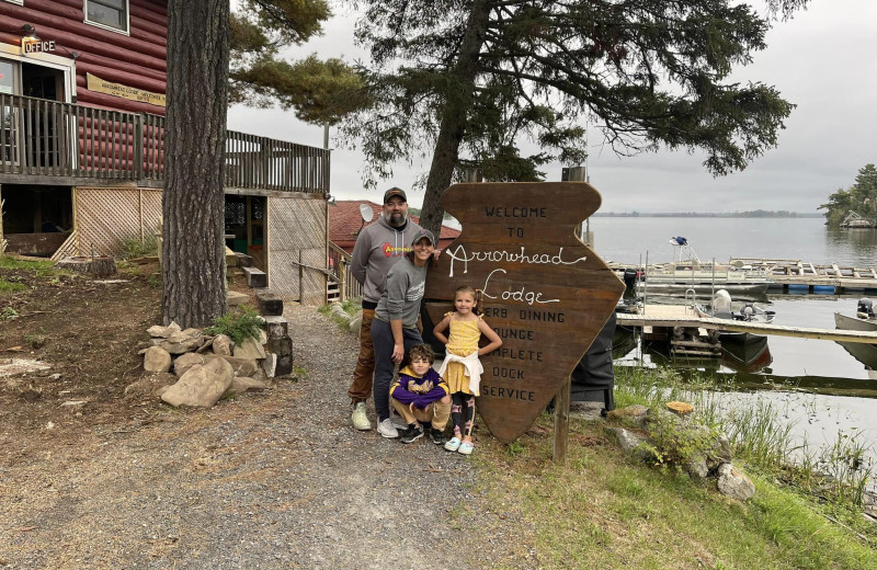 Family at Arrowhead Lodge 