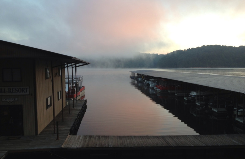 Dock at Cedar Hill Resort.