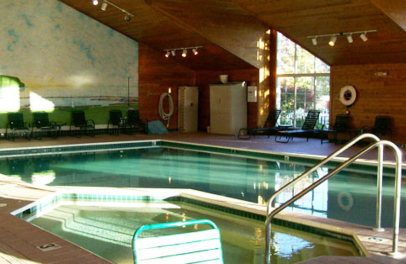 Indoor pool at Pheasant Park Resort.