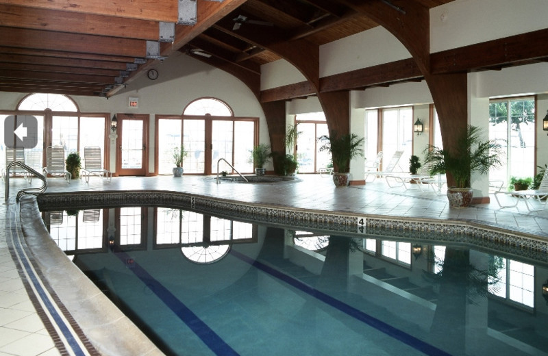 Indoor pool at Saybrook Point Inn & Spa.