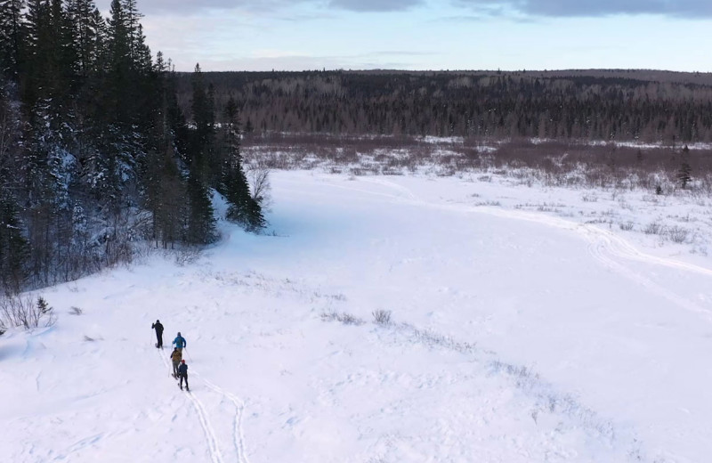 Skiing at Lutsen Sea Villas.