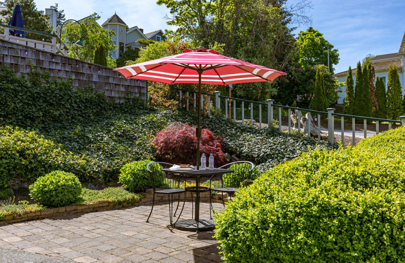 This room is one of our most popular rooms as it has this private garden area. 