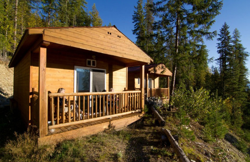 Cottage exterior at Halcyon Hot Springs Village and Spa.