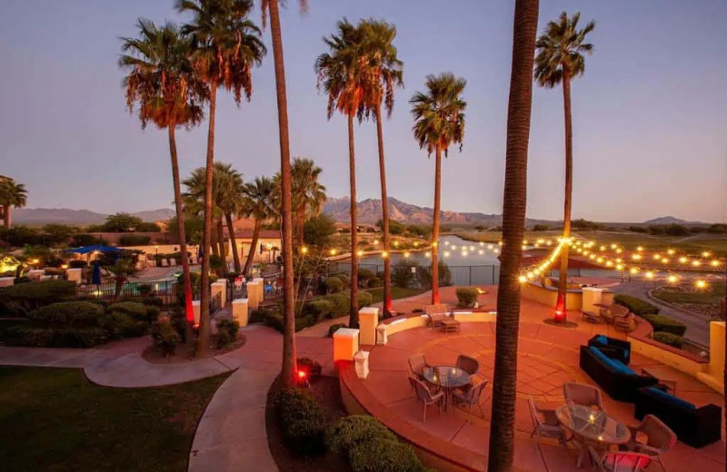 Patio at Wyndham-Canoa Ranch Resort.