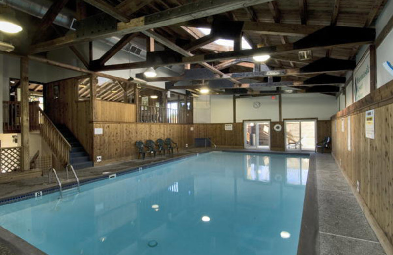 Indoor pool at Mountainside Resort.