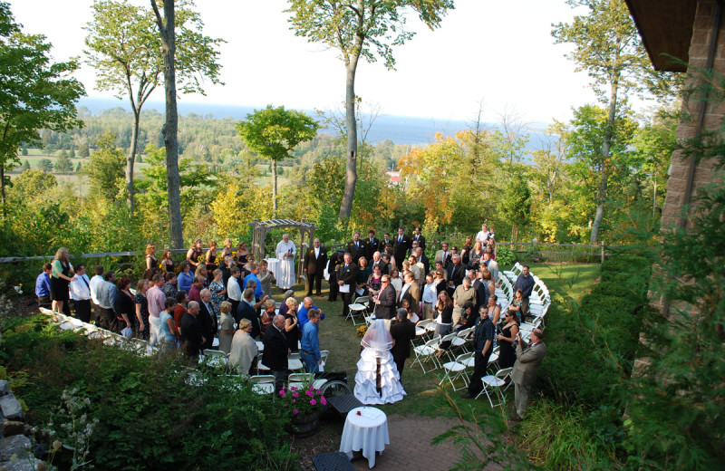 Wedding ceremony at Landmark Resort.