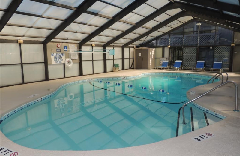 Indoor pool at Myrtle Beach Vacation Rentals.