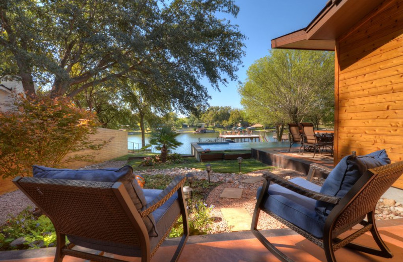 Rental patio at Villa Manana.