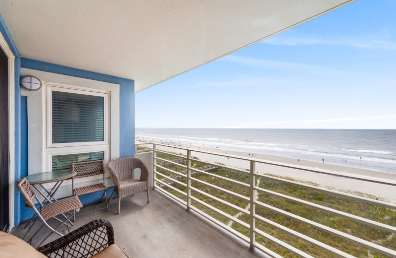 Rental balcony at Condo World.