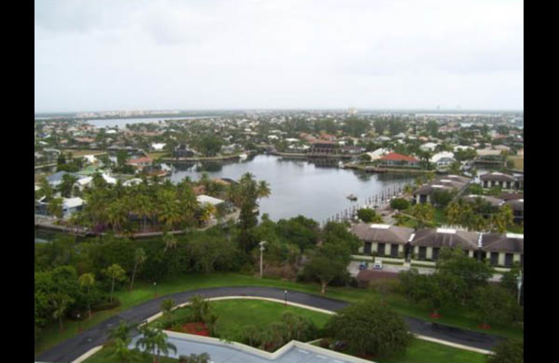 Aerial view of American Patriot Getaways.
