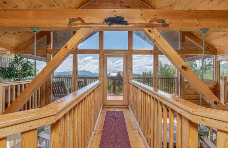 Cabin interior at American Patriot Getaways, LLC.