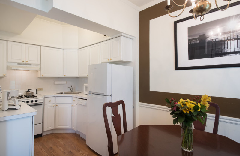Guest kitchen at The Homestead.