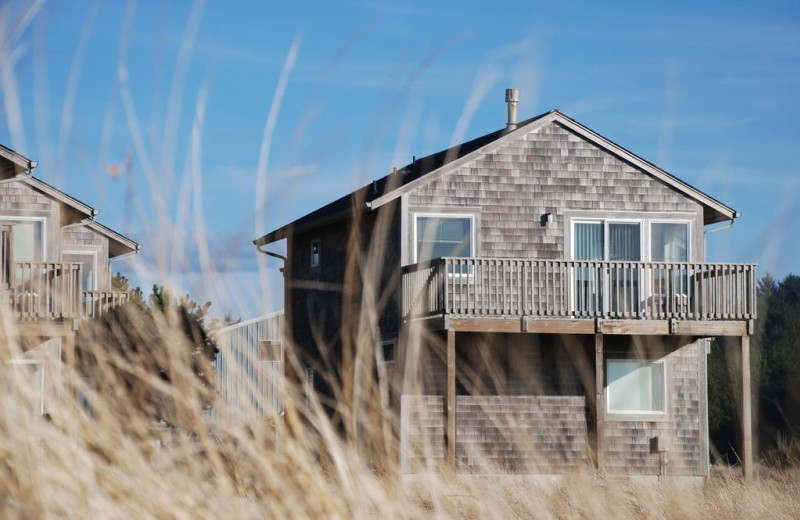 Exterior view of Lighthouse Oceanfront Resort.