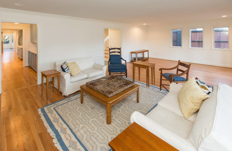 Rental living room at Atkinson Realty.