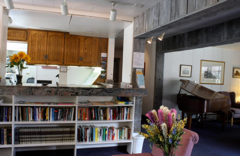 Lobby at St. Moritz Lodge & Condominiums.
