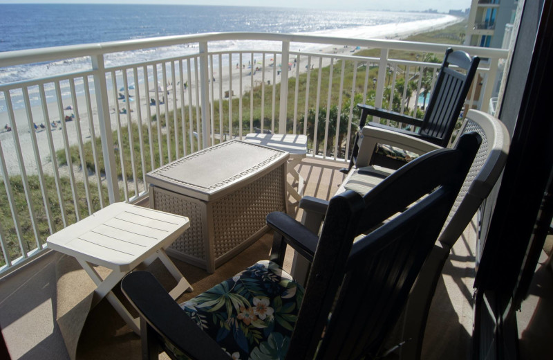 Rental balcony at McMillan Real Estate.