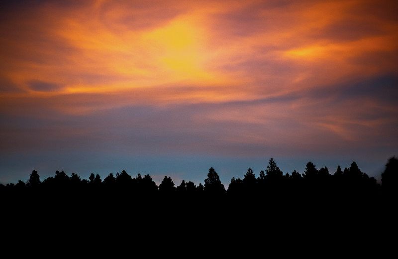 Sunset at Colorado Trails Ranch.