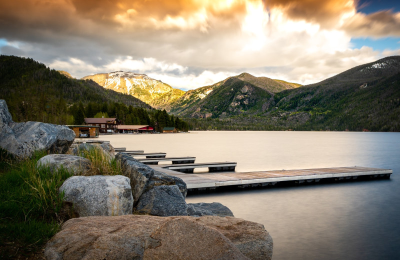 Lake at Grand Lake Lodge.