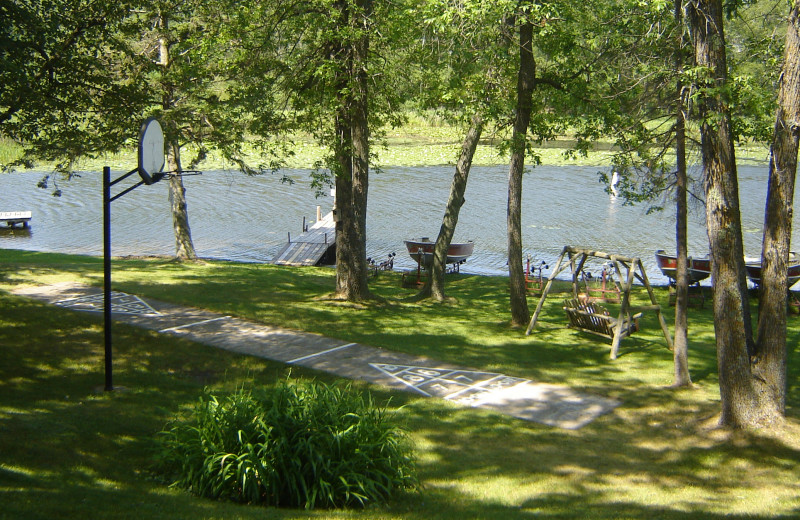 Lake view at Point Narrows Resort.