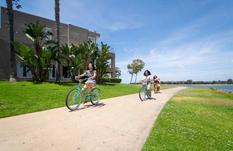 Biking at The Dana On Mission Bay, BW Premier Collection.