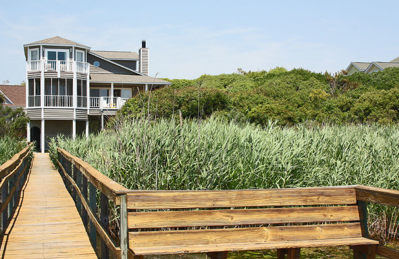 Rental exterior at Oak Island Accomodations.