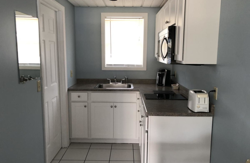 Guest kitchen at Ocean Walk Hotel.