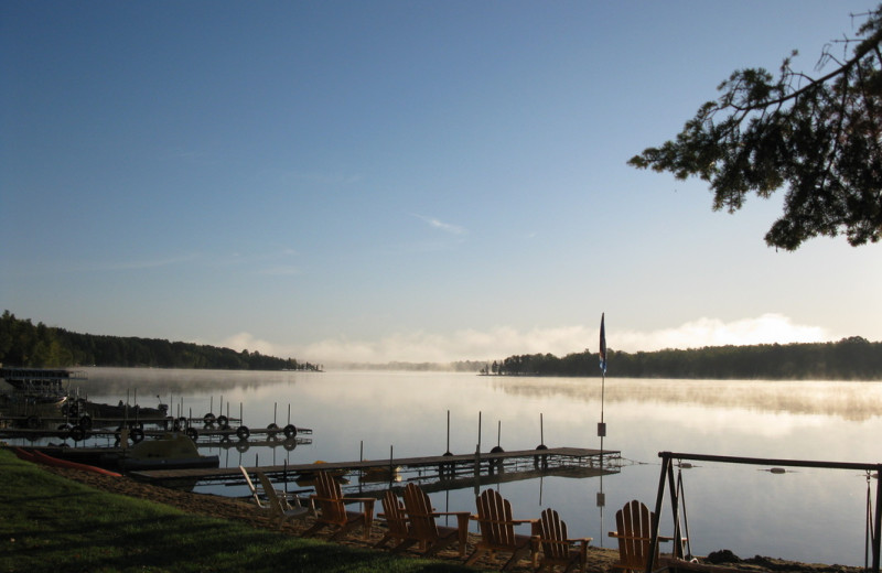 Lake at Round Bay Resort.