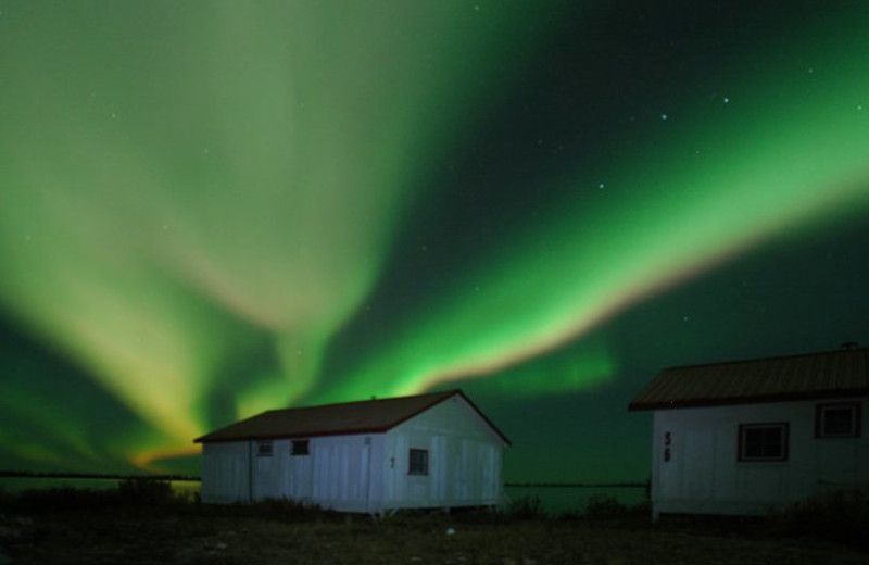 Cabins at Plummer's Arctic Fishing Lodges.