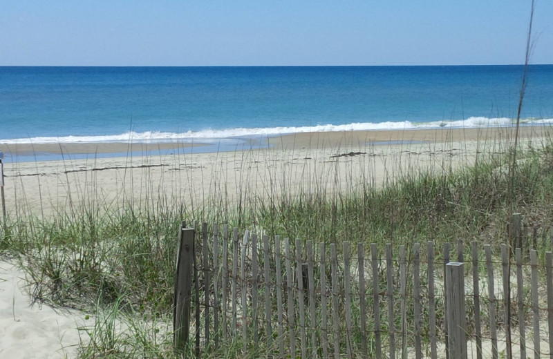 Beach at Emerald Isle Inn and Bed 