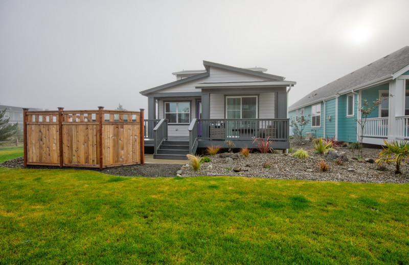 Rental exterior at Oyhut Bay Seaside Village.